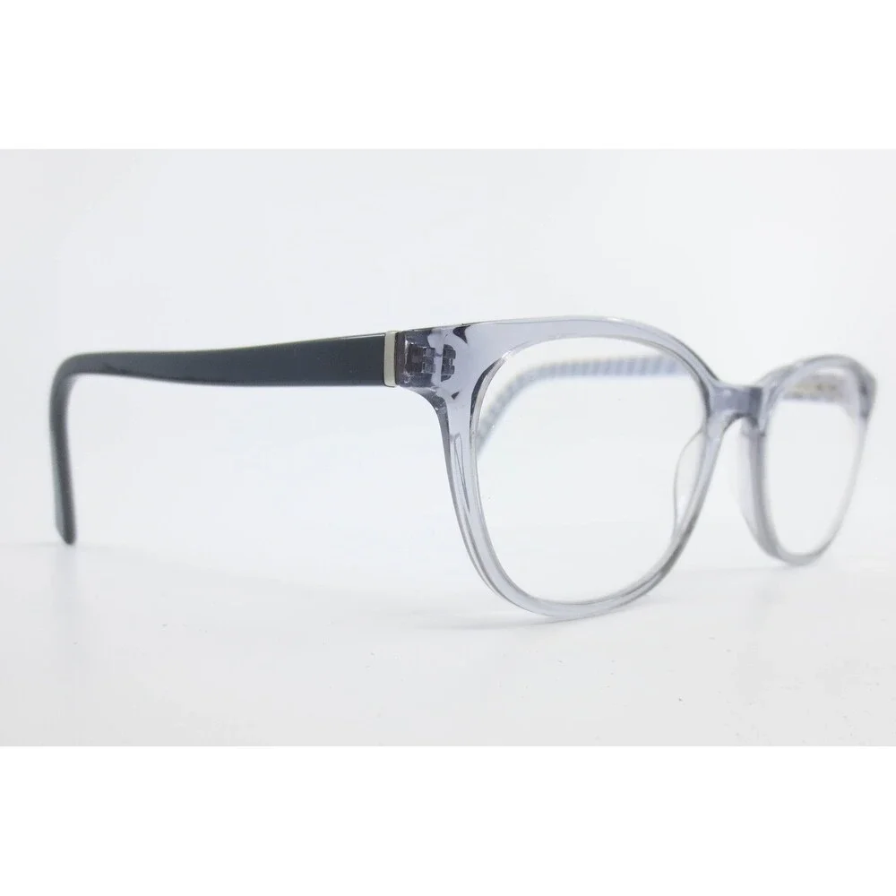 Kirkland Signature Natalie CRYGY Gray Black Striped Eyeglass Frames 51-18-140